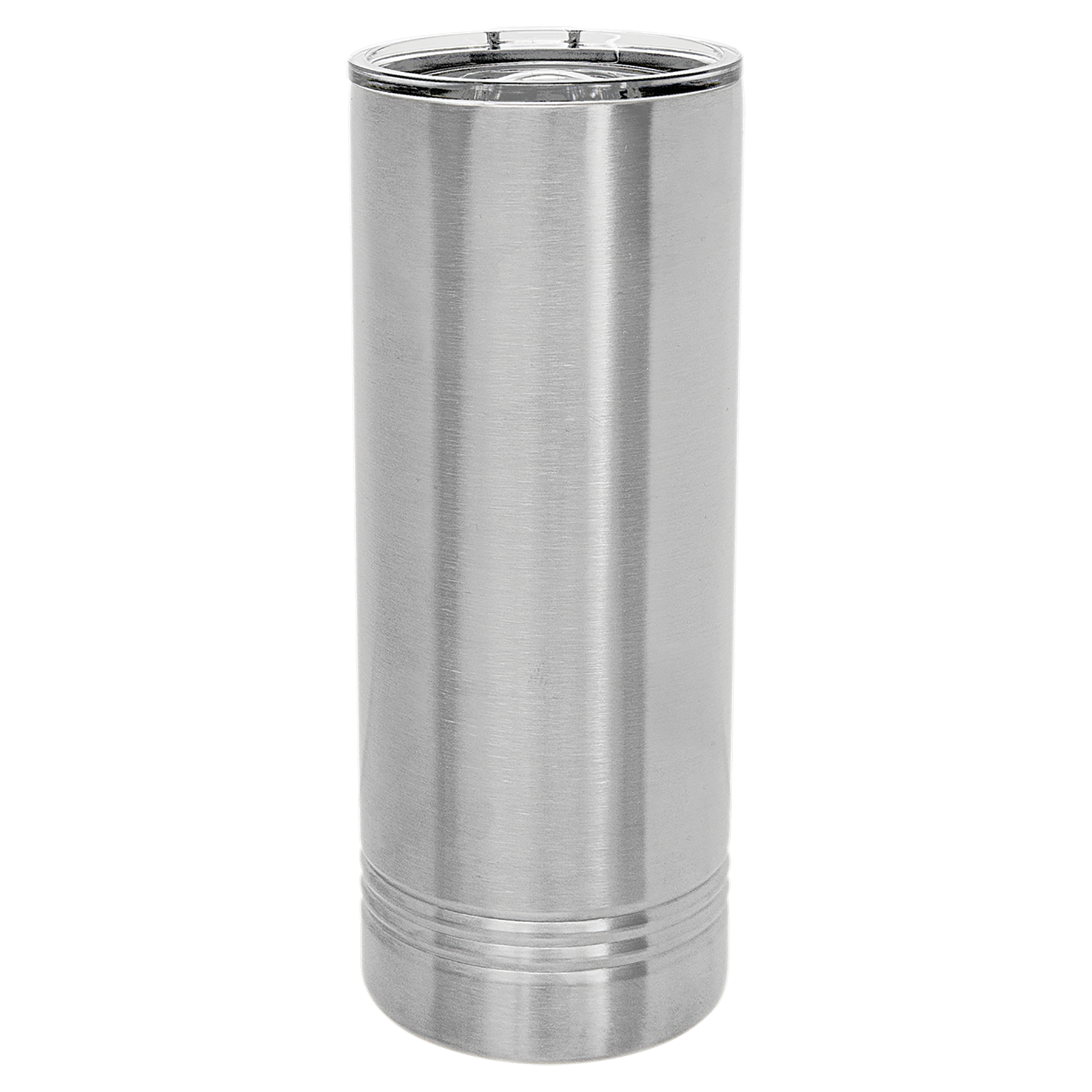 Stainless Steel 22oz Skinny Tumbler -One Free Engraving  -Fits most Cup Holders  -Double-wall Vacuum Insulated  -Made from 18/8 Gauge Stainless Steel (Type 304 Food Grade)  -Lid is BPA Free (Hand Wash Only)  -Dishwasher Safe  -Works with Cold and Hot Drinks  -18 Color Options  -Perfect for Personalized Gifts, Awards, Incentives, Swag & Fundraisers