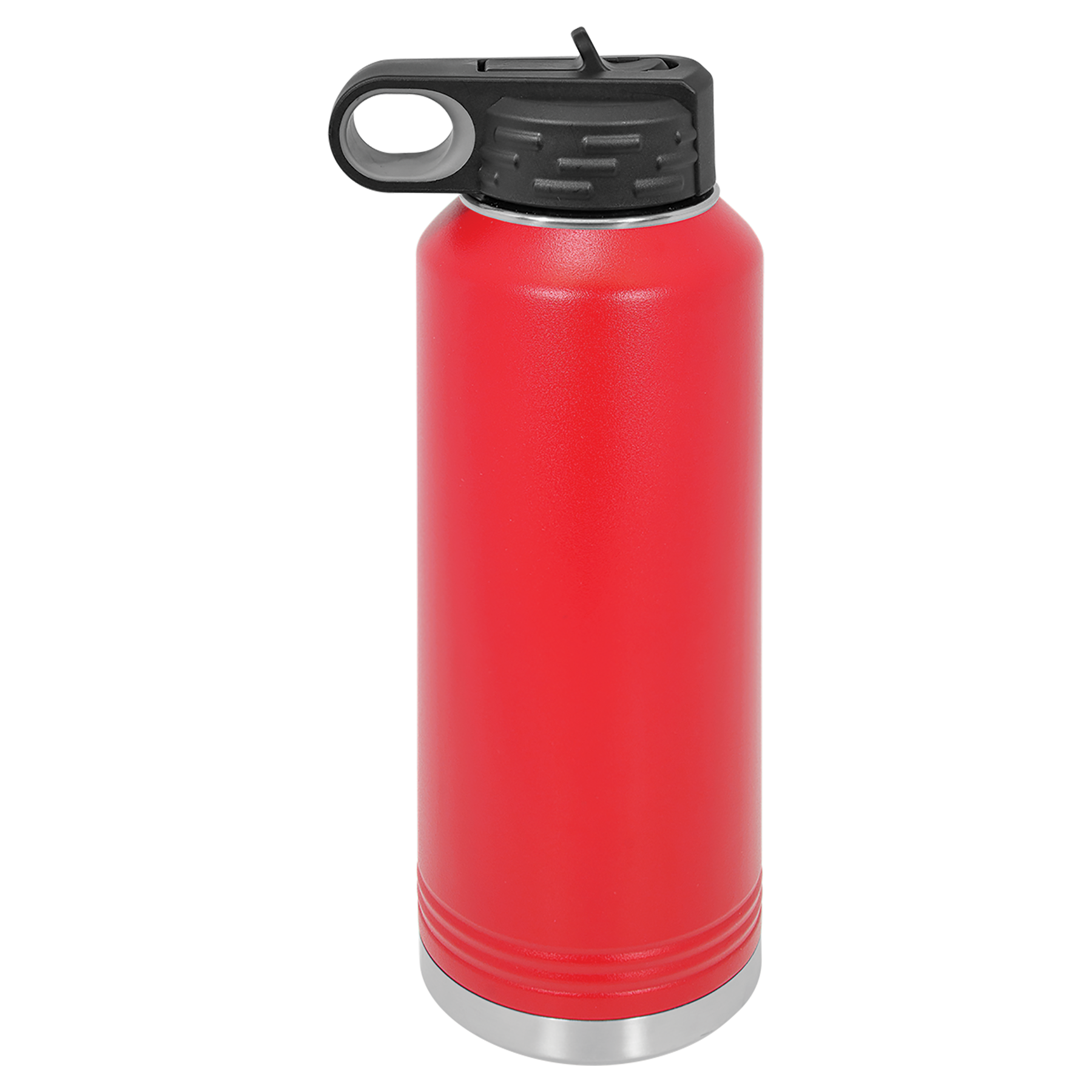 Red 40oz Water Bottle -One Free Engraving -Double-wall Vacuum Insulated -Made from 18/8 Gauge Stainless Steel (Type 304 Food Grade) -Lid is BPA Free (Hand Wash Only) -Not recommended for Dishwasher -Works with Cold and Hot Drinks -18 Color Options -Perfect for Personalized Gifts, Awards, Incentives, Swag & Fundraisers