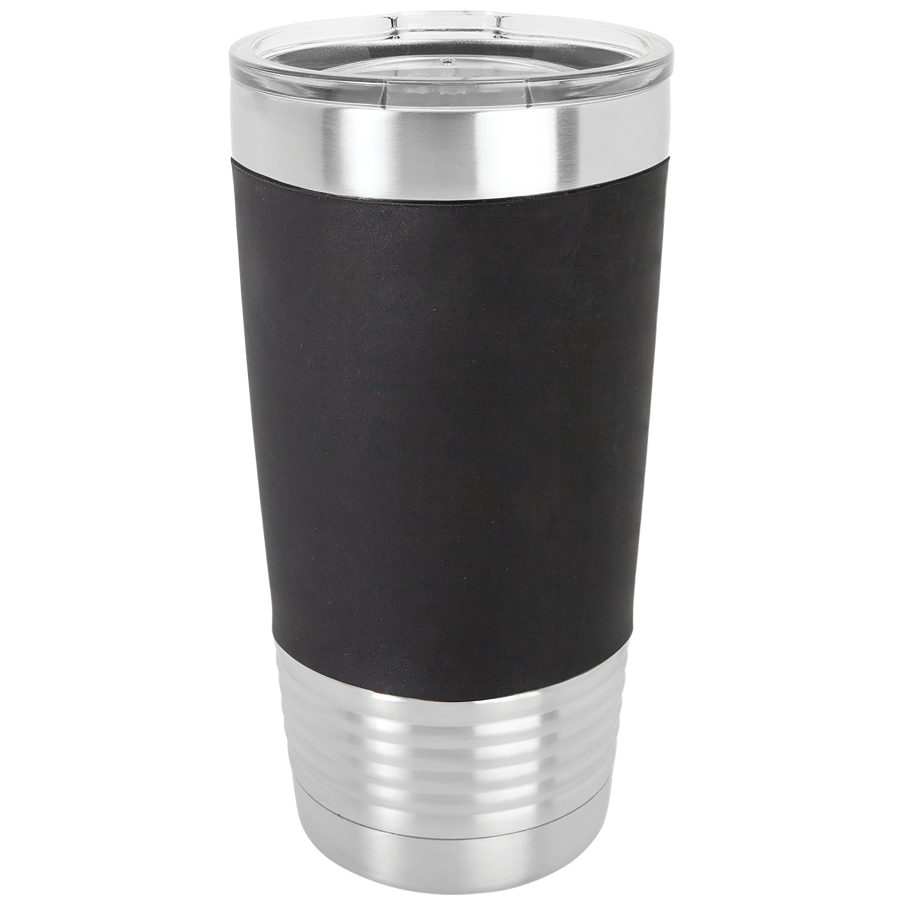 Black Engraves to White 20oz Silicone Grip Tumbler -One Free Engraving   -Double-wall Vacuum Insulated  -Made from 18/8 Gauge Stainless Steel (Type 304 Food Grade)  -Lid is BPA Free (Hand Wash Only)  -Not recommended for Dishwasher  -Silicone Sleeve is Removable  -Works with Cold and Hot Drinks  -7 Color Options  -Perfect for Personalized Gifts, Awards, Incentives, Swag & Fundraisers