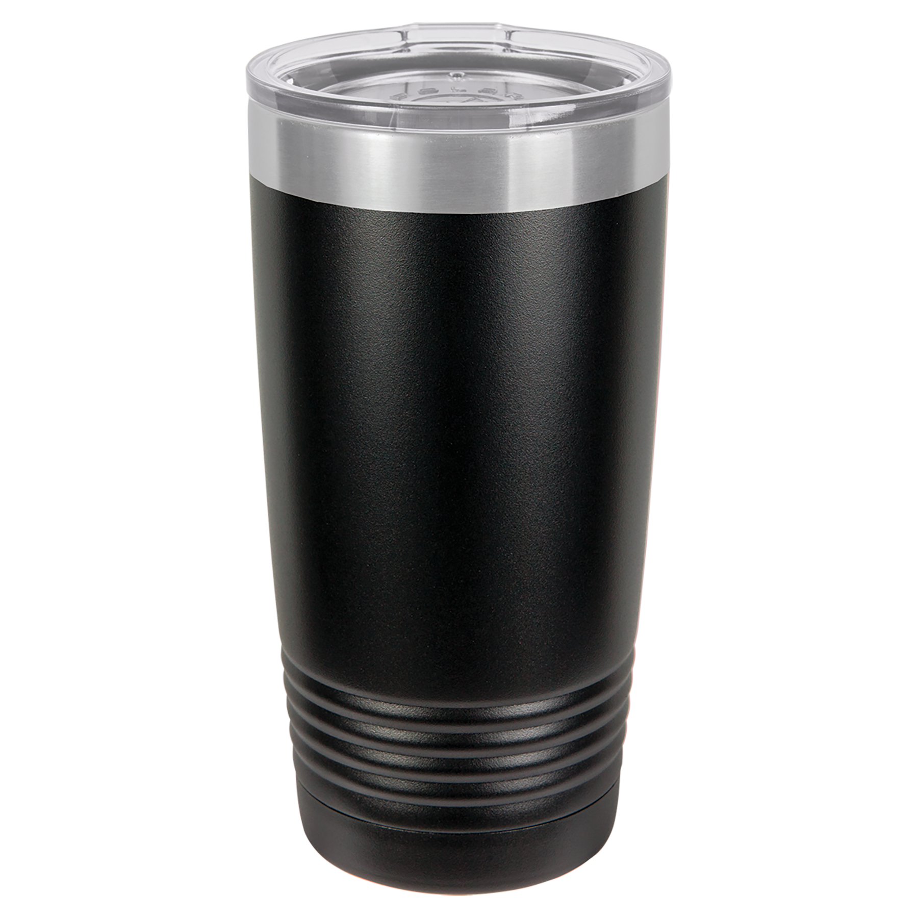 Engraved Black 20oz Tumbler. double-wall vacuum insulation with slider lid 18/8 gauge stainless steel (18% chromium/8% nickel) - also known as Type 304 Food Grade. Dishwasher Safe. Personalize with your name or a custom saying. Great for Company Logo and Branding. Excellent choice for Photo Memorial Cup