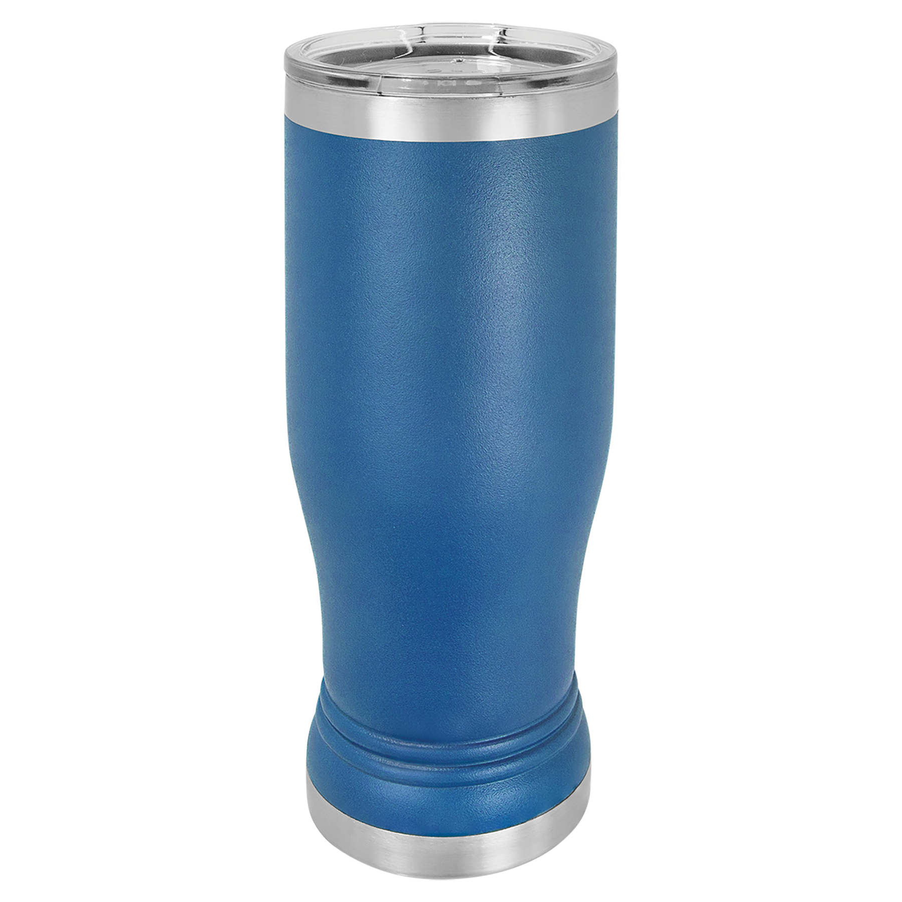Royal Blue 14oz Pilsner Tumbler -One Free Engraving  -Fits most Cup Holders  -Double-wall Vacuum Insulated  -Made from 18/8 Gauge Stainless Steel (Type 304 Food Grade)  -Lid is BPA Free (Hand Wash Only)  -Not recommended for Dishwasher  -Works with Cold and Hot Drinks  -17 Color Options  -Perfect for Personalized Gifts, Awards, Incentives, Swag & Fundraisers