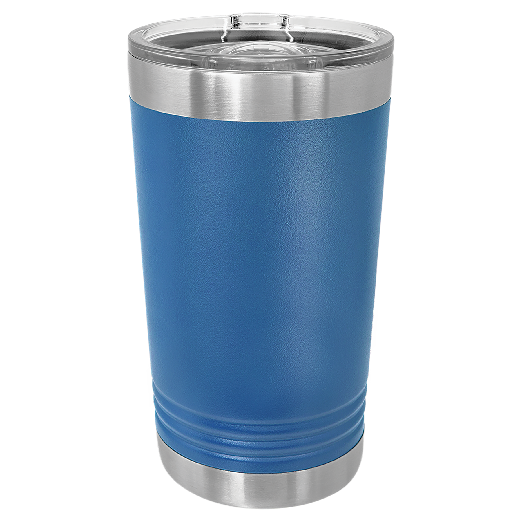 Royal Blue 16oz Pint Tumbler -One Free Engraving  -Fits most Cup Holders  -Double-wall Vacuum Insulated  -Made from 18/8 Gauge Stainless Steel (Type 304 Food Grade)  -Lid is BPA Free (Hand Wash Only)  -Not recommended for Dishwasher  -Works with Cold and Hot Drinks  -18 Color Options  -Perfect for Personalized Gifts, Awards, In