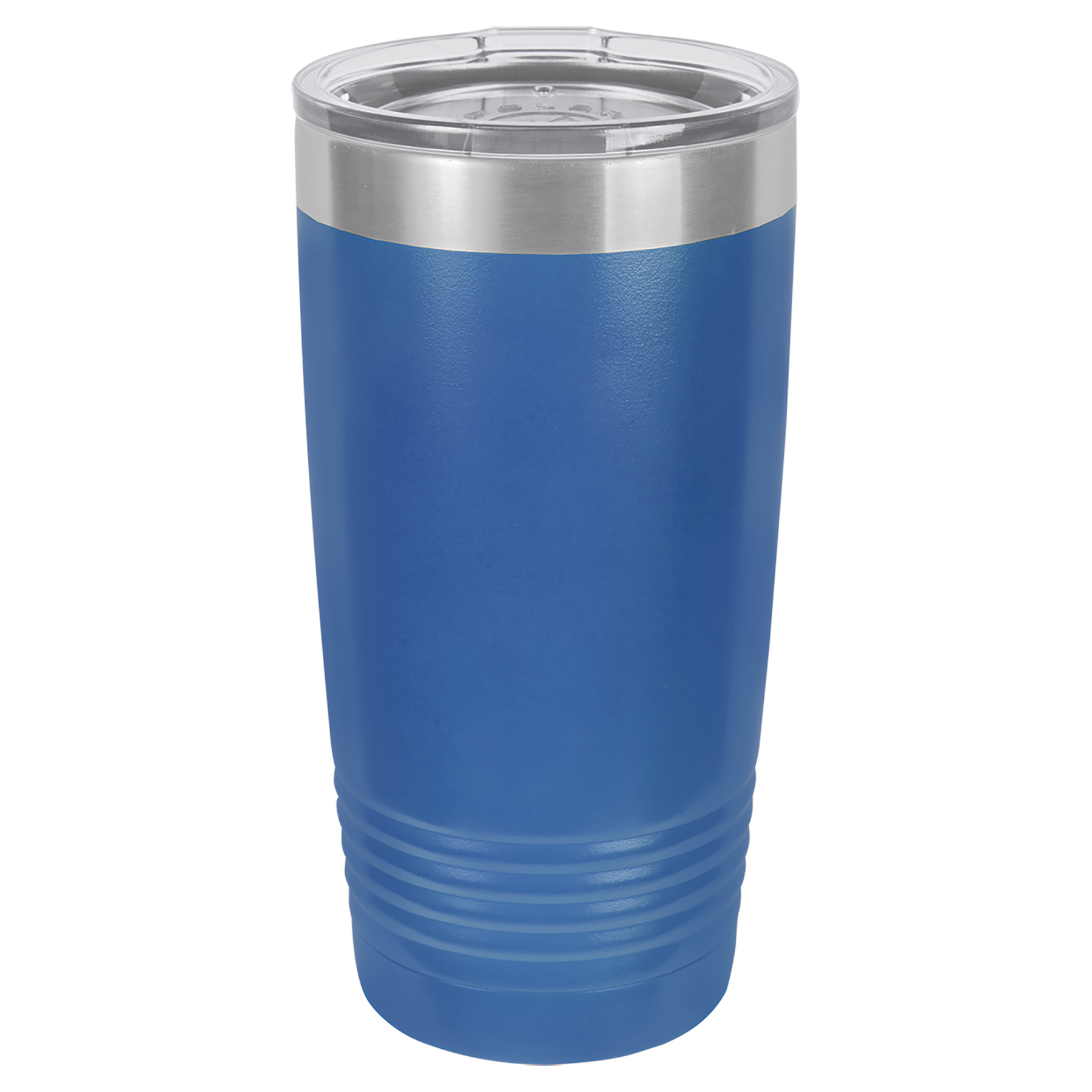 Engraved Blue 20oz Tumbler. double-wall vacuum insulation with slider lid 18/8 gauge stainless steel (18% chromium/8% nickel) - also known as Type 304 Food Grade. Dishwasher Safe. Personalize with your name or a custom saying. Great for Company Logo and Branding.