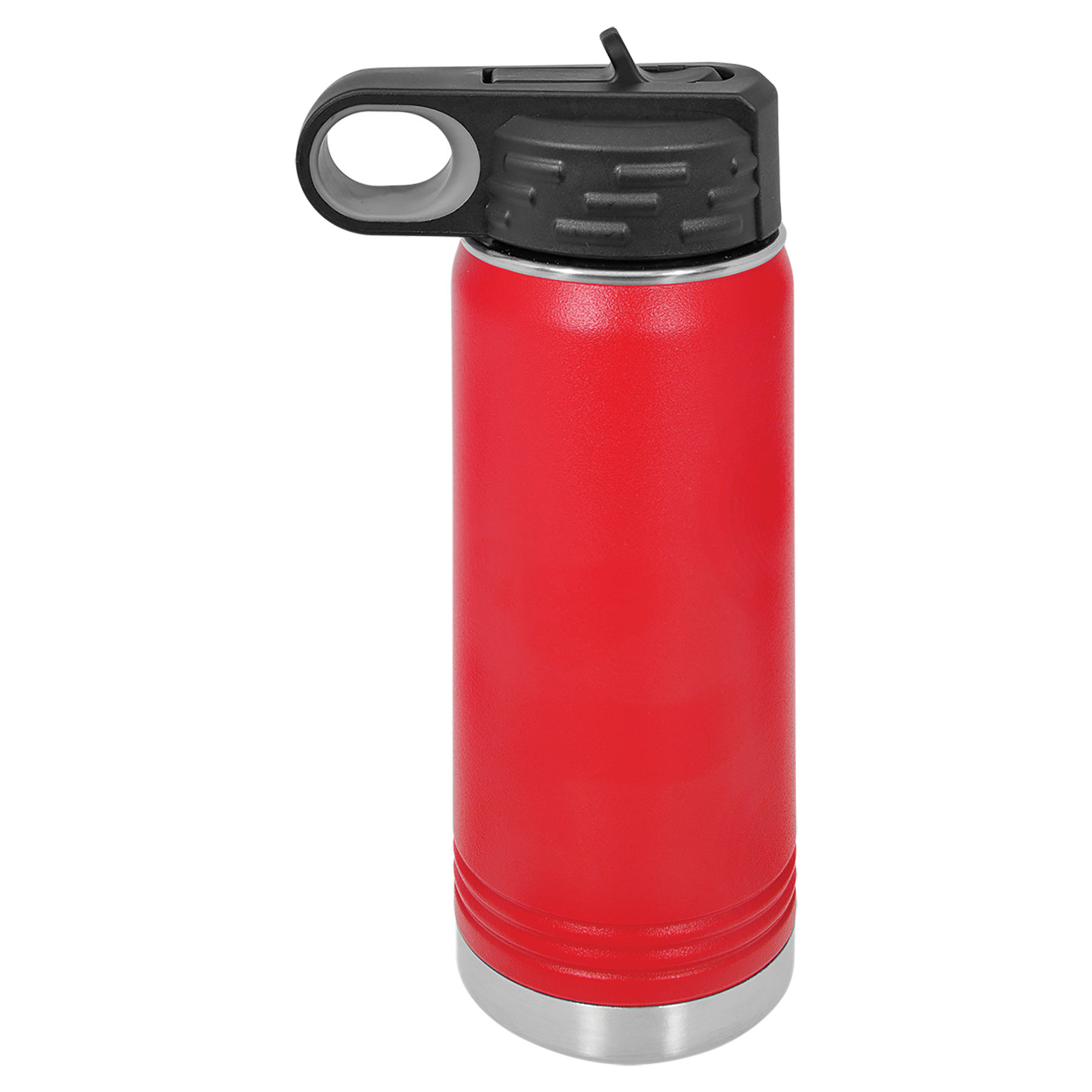 Red 20oz Water Bottle -One Free Engraving -Double-wall Vacuum Insulated -Made from 18/8 Gauge Stainless Steel (Type 304 Food Grade) -Lid is BPA Free (Hand Wash Only) -Not recommended for Dishwasher -Works with Cold and Hot Drinks -18 Color Options -Perfect for Personalized Gifts, Awards, Incentives, Swag & Fundraisers