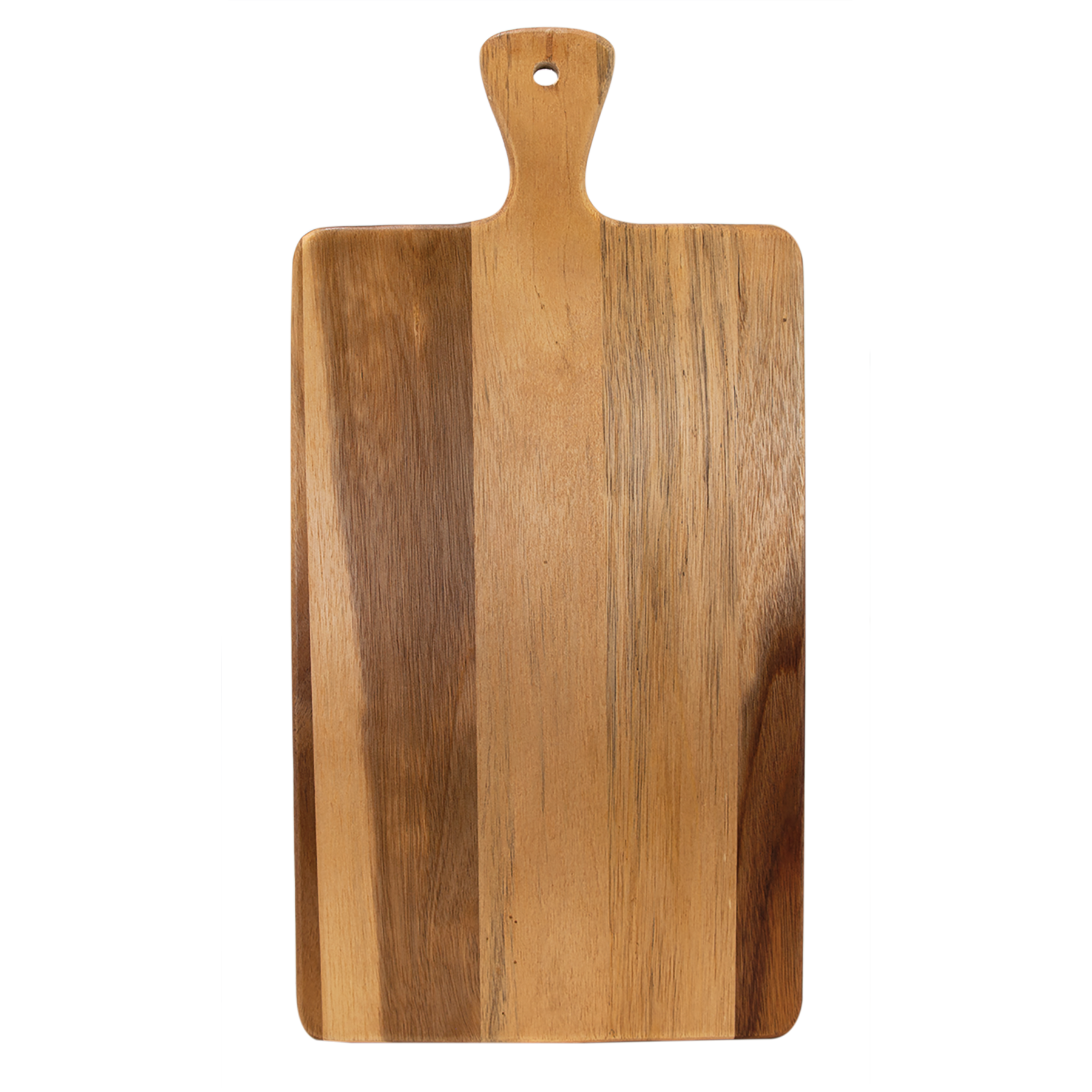 16" x 7 3/4" Acacia Wood/Slate Serving Board