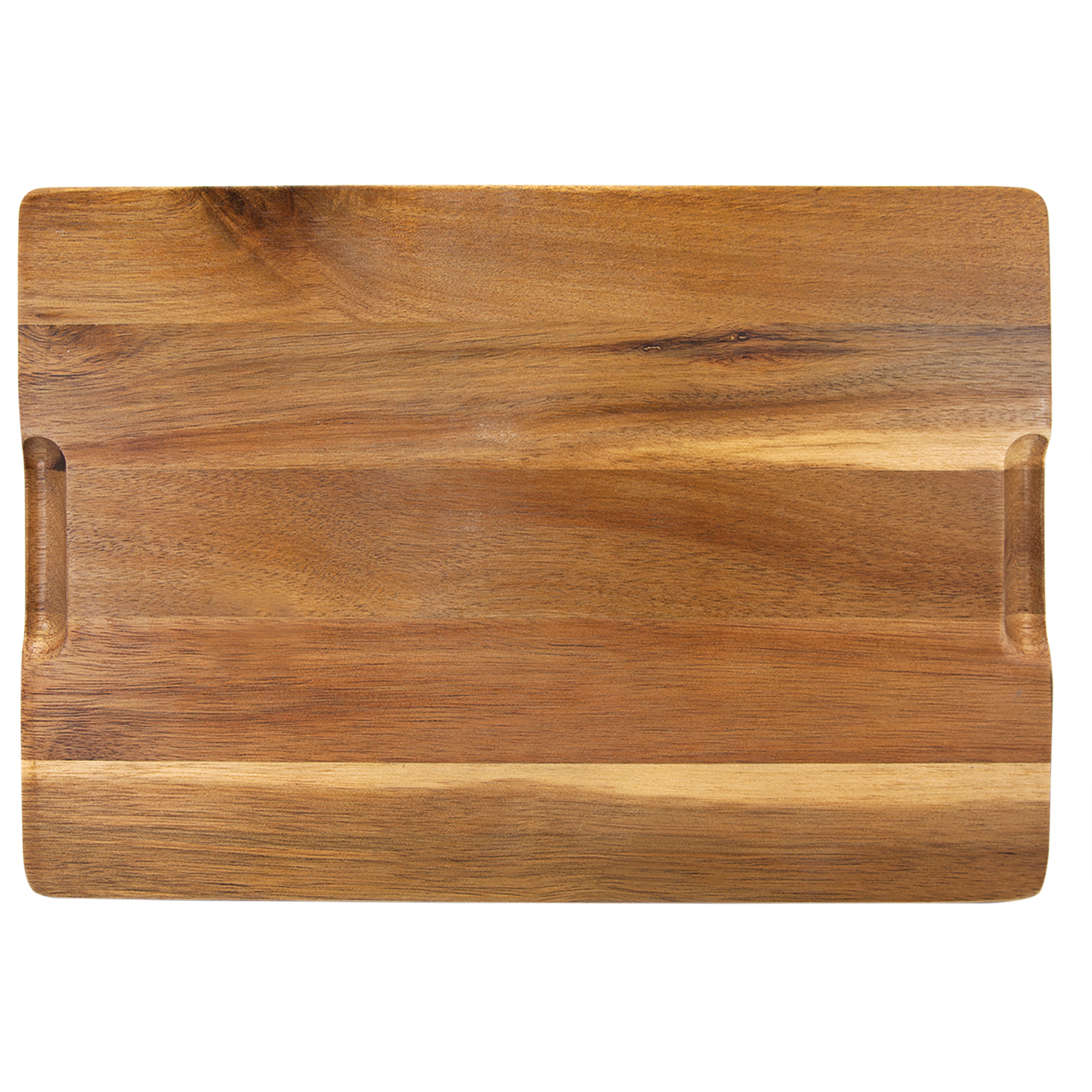 13" x 9" Acacia Wood/Slate Serving Board