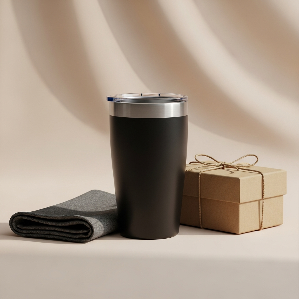 Engraved 20 oz Polar Camel ringneck tumbler corporate gift from Alpha Inscriptions