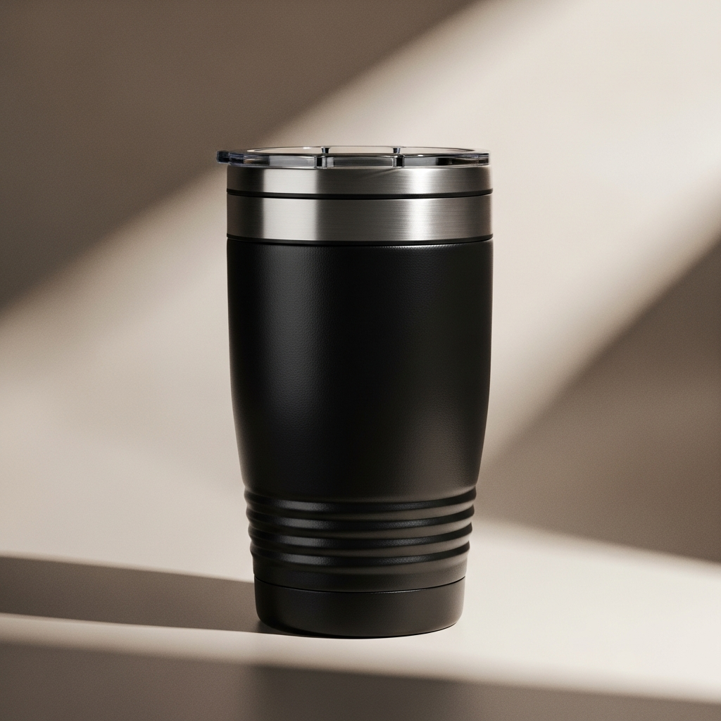 Engraved 20 oz Polar Camel ringneck tumbler in stainless steel